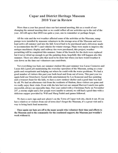 Year In Review