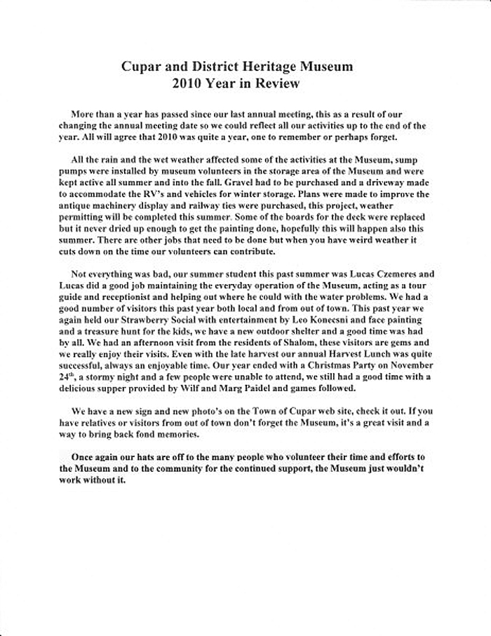 Year In Review